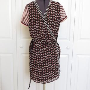 scotch and soda wrap dress